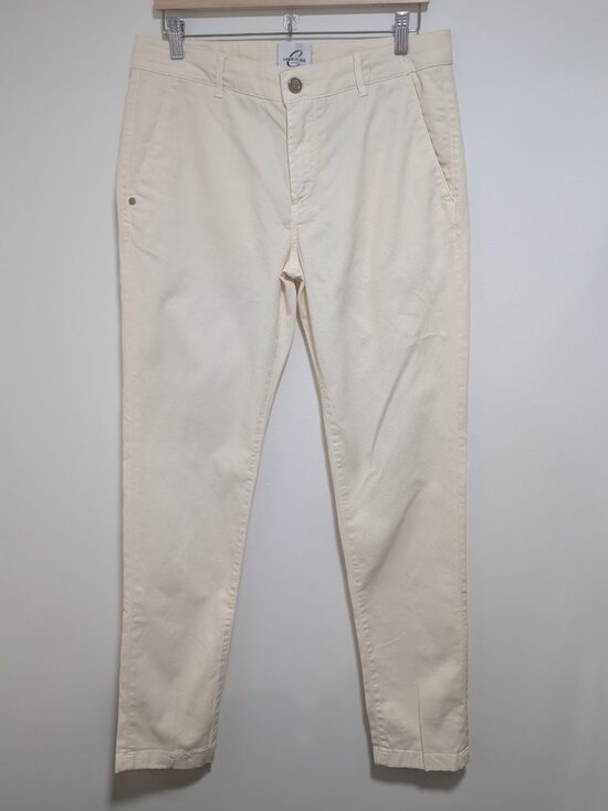 Camouflage Ar and J. Other - Camouflage Ar and J. | Chinos Rey 17 Zip In Bianco Ecru
